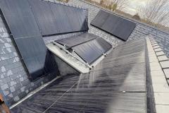 discreet solar panel system